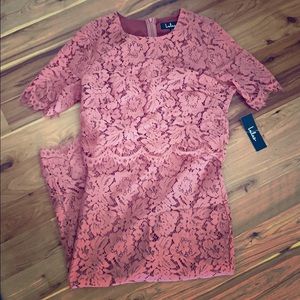 Rose Midi Lace Wedding Guest Dress